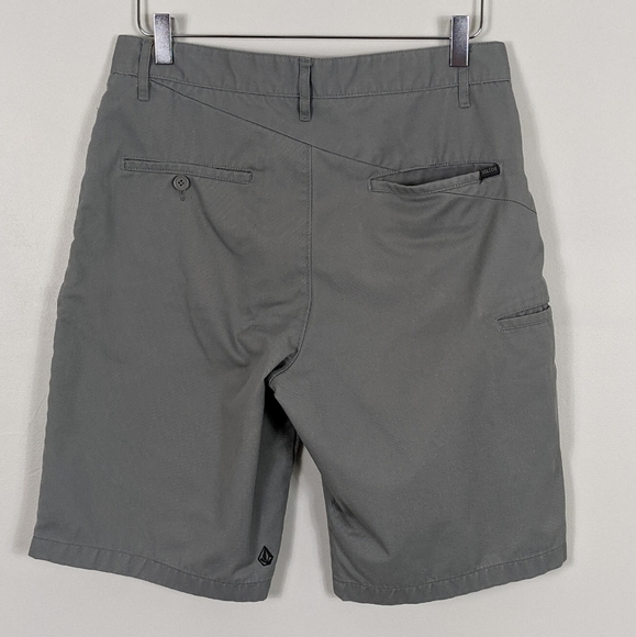 Volcom Gray Canvas Shorts Size 31 - Picture 5 of 9